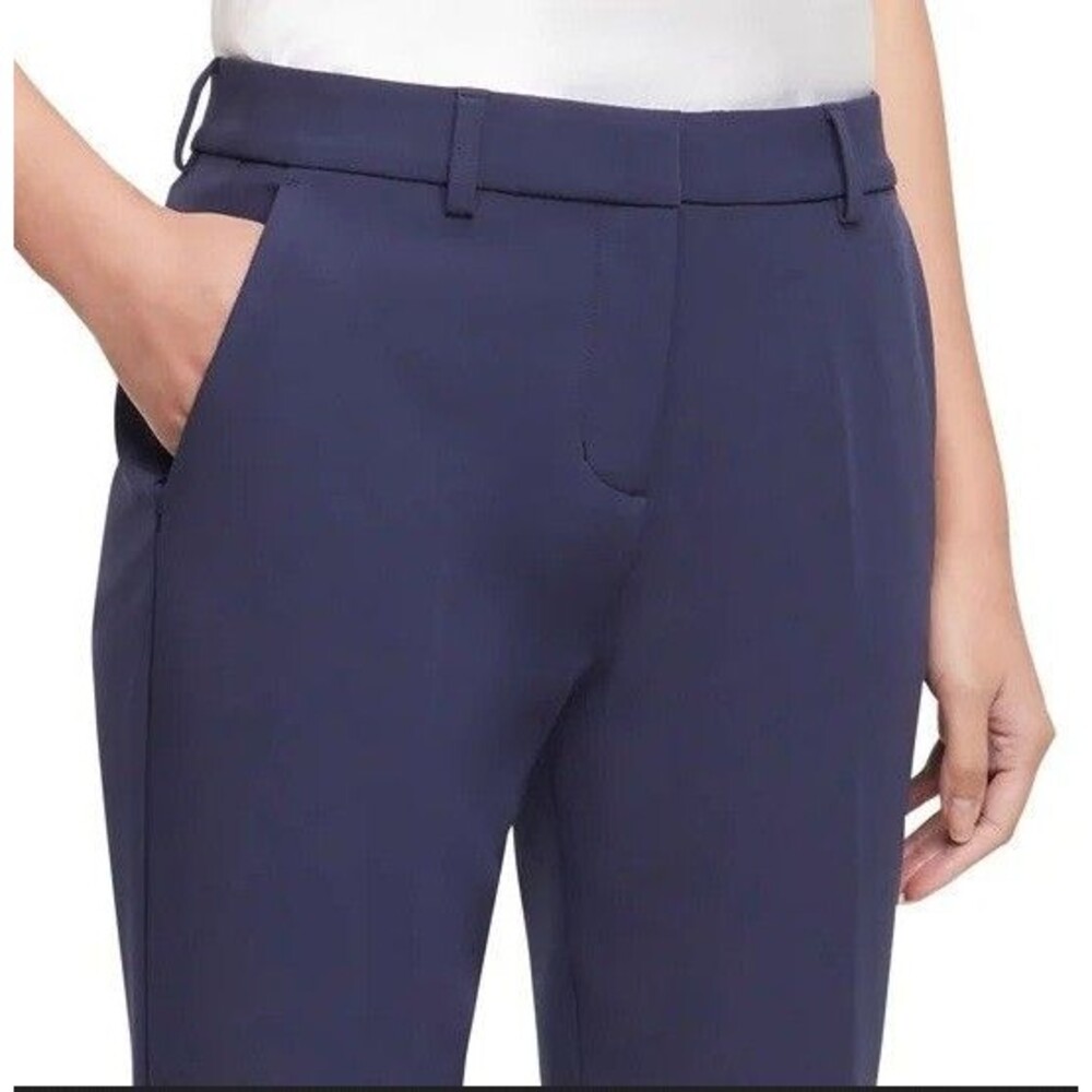 Express Women's Tailored Ankle Pants Blue Size 4 NWT - Picture 3 of 5